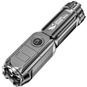 LED Flashlight Adjustable Focus Adjustable Brightness Flash Light; Suitable For Outdoor; Emergency; Tactical And Camping Flashlight - 1pc