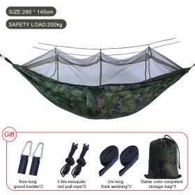 Sleeping hammock Outdoor Parachute Camping Hanging Sleeping Bed Swing Portable Double Chair wholesale - Upgrade camouflage - China