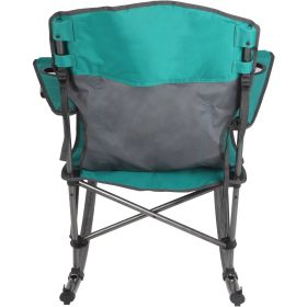 Foldable Comfort Camping Rocking Chair;  Green;  300 lbs Capacity;  Adult - Green
