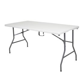 camp table; white - White - resin