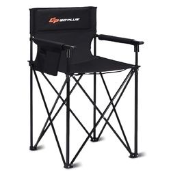 Portable 38'' Oversized High Camping Fishing Folding Chair - OP3681