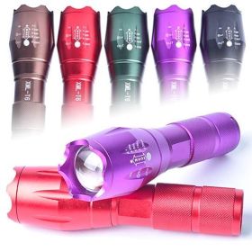 Grab-N-Go Zoomable Focusing Flashlight In 5 Colors - Purple