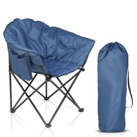 Camping Chair Blue Alloy Steel - as picture