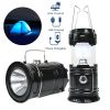2 in 1 Ultra Bright Portable LED Flashlights Camping Lantern 2 Way Rechargeable - 1 Pack