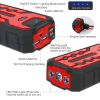 Car Jump Starter Booster 800A Peak 28000mAh Battery Charger Power Bank  - Red