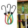 3pck Bungee Cords With Hooks 6 Inch Heavy Duty Rubber Elastic Straps For Tarps; Tents; Wire Racks; Camping Trucks; Boats; Elastic Cords; Tent Bungee S