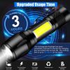 Mini Led Flashlight With Storage Box Portable Rechargeable Zoom Flashlight Waterproof Torch Lamp Lantern Camping Lights Outdoor - 2pcs - China