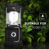 Solar LED Camping Light Portable Camping Lamp USB Rechargeable Flashlight Emergency Tent Lamp Torch Waterproof Lighting Outdoor - CN - Red Charging