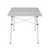camp table; silver - silver - aluminum